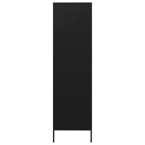 Lady Jillian - Wardrobe Black 90x50x180 cm Steel
