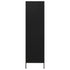 Lady Jillian - Wardrobe Black 90x50x180 cm Steel