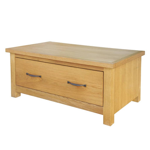 Maison Madeleine - Wardrobe with 1 Drawer 90x52x183 cm Solid Oak Wood