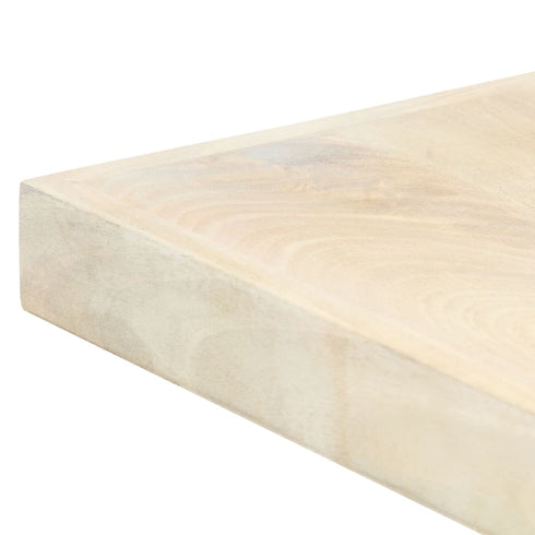 Rustika Rowe - Dining Table White 200x100x75 cm Solid Mango Wood