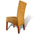 Swen Studio - Dining Chairs 4 pcs Brown Natural Rattan