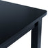 Maison Madeleine - 5 Piece Dining Set Solid Rubber Wood Black