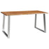 Rustika Rowe - 3 Piece Dining Set Solid Acacia Wood Brown