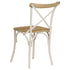 Swen Studio - Cross Chairs 6 pcs White Solid Mango Wood