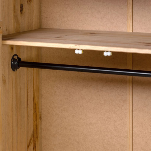 Maison Madeleine - 3Door Wardrobe 118x50x171.5 cm Pine Panama Range