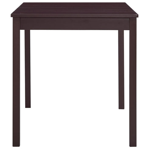 Maison Madeleine - 9 Piece Dining Set Pinewood Dark Brown