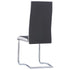 Swen Studio - Cantilever Dining Chairs 6 pcs Black Fabric