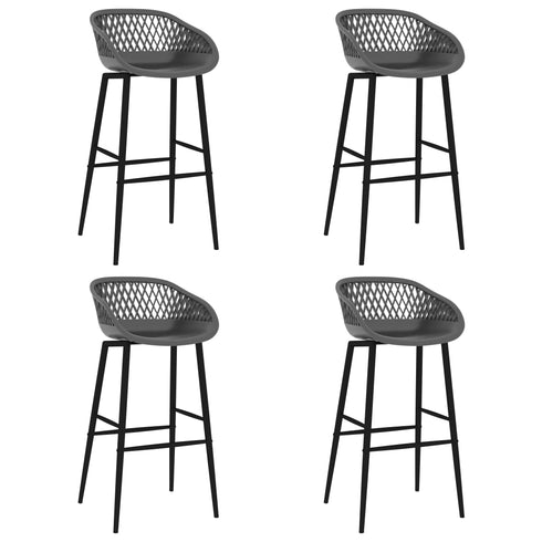 Swen Studio - 5 Piece Bar Set Black and Grey