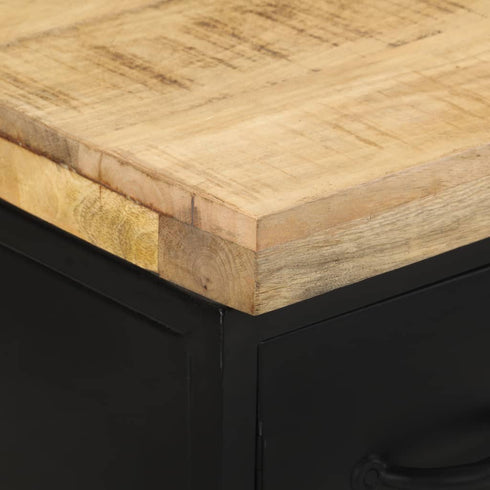 Rustika Rowe - Sideboard with 3 Drawers and 4 Doors Rough Mango Wood (2x323575+323576)