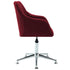 Swen Studio - Swivel Dining Chairs 6 pcs Wine Red Fabric (UK/IE/FI/NO only) (6x331506)
