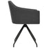 Swen Studio - Swivel Dining Chairs 6 pcs Dark Grey Fabric (UK/IE/FI/NO only) (3x331509)