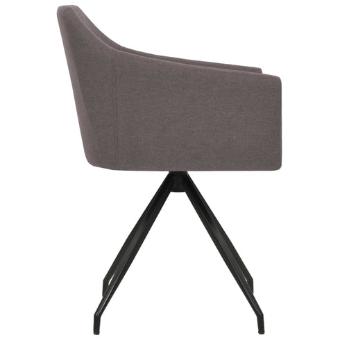 Swen Studio - Swivel Dining Chairs 6 pcs Taupe Fabric (UK/IE/FI/NO only) (3x331515)
