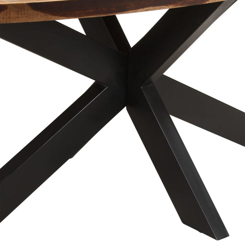 Rustika Rowe - Dining Table Oval 200x100x75cm Acacia Wood with Sheesham Finish