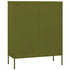 Lady Jillian - Storage Cabinet Olive Green 80x35x101,5 cm Steel - Model 1