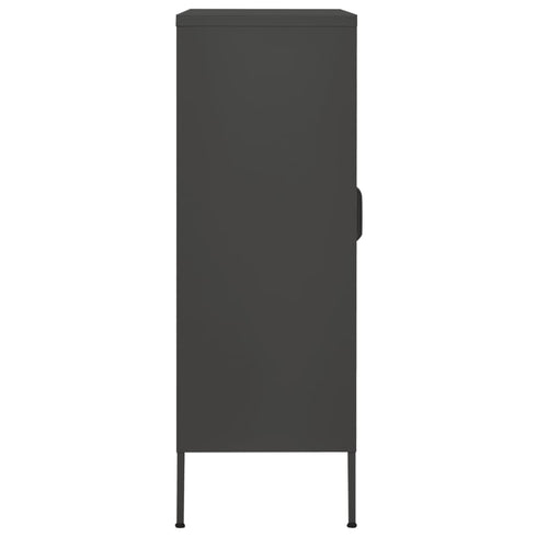 Lady Jillian - Storage Cabinet Anthracite 80x35x101,5 cm Steel - Model 4