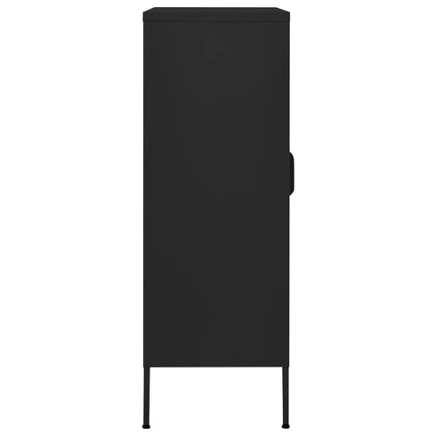 Lady Jillian - Storage Cabinet Black 80x35x101,5 cm Steel - Model 4