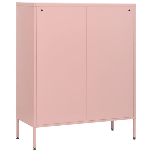Lady Jillian - Chest of Drawers Pink 80x35x101,5 cm Steel