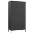 Lady Jillian - Wardrobe Anthracite 90x50x180 cm Steel