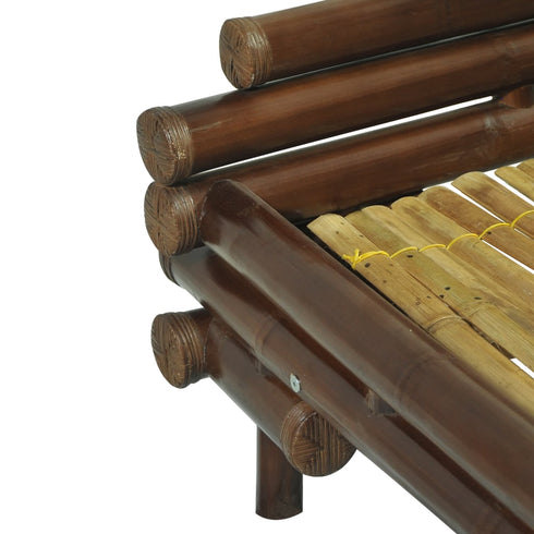 Aki Kagu - Bed Frame Dark Brown Bamboo 180x200 cm 6FT Super King