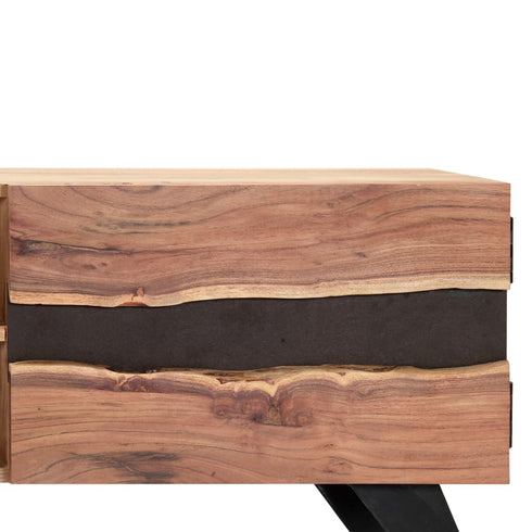 Swen Studio - TV Cabinet 140x30x45 cm Solid Acacia Wood