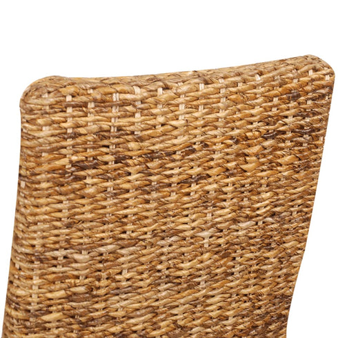 Swen Studio - Dining Chairs 6 pcs Abaca and Solid Mango Wood