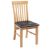 Swen Studio - Dining Chairs 6 pcs Solid Oak Wood and Faux Leather