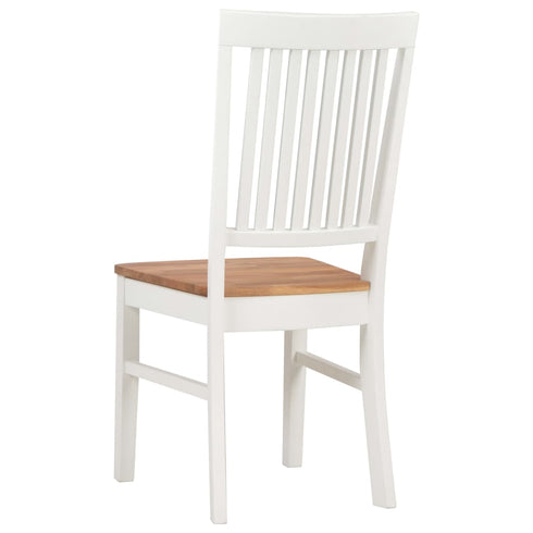 Maison Madeleine - 5 Piece Dining Set Solid Oak Wood