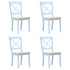 Maison Madeleine - 5 Piece Dining Set Solid Rubber Wood Grey and Brown