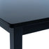 Maison Madeleine - 5 Piece Dining Set Solid Rubber Wood Black