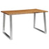 Rustika Rowe - 3 Piece Dining Set Solid Acacia Wood Brown