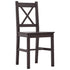 Maison Madeleine - 9 Piece Dining Set Pinewood Dark Brown