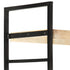 Rustika Rowe - 4Tier Bookcase 124x30x180 cm Solid Mango Wood