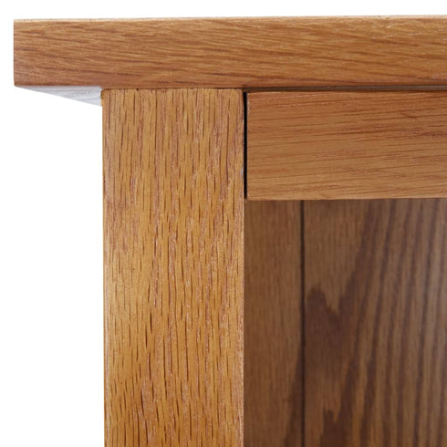 Maison Madeleine - Bookcase with 2 Doors 90x30x200 cm Solid Oak Wood