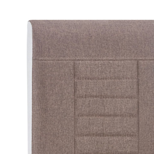 Swen Studio - Cantilever Dining Chairs 6 pcs Brown Fabric