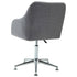Swen Studio - Swivel Dining Chairs 6 pcs Light Grey Fabric (UK/IE/FI/NO only) (6x331498)