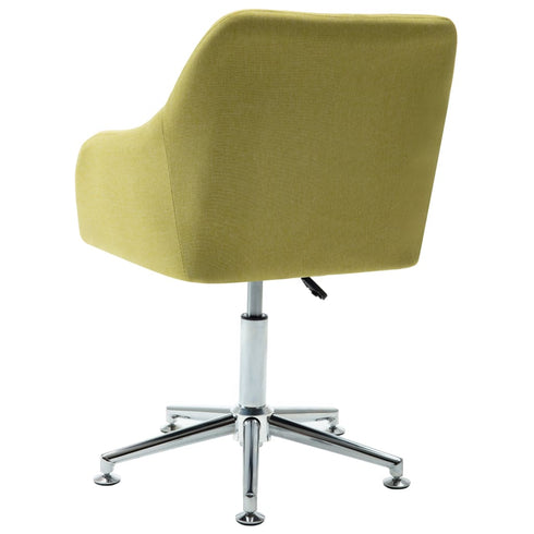 Swen Studio - Swivel Dining Chairs 6 pcs Green Fabric (UK/IE/FI/NO only) (6x331503)