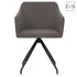Swen Studio - Swivel Dining Chairs 6 pcs Taupe Fabric (UK/IE/FI/NO only) (3x331515)
