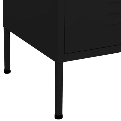 Lady Jillian - Storage Cabinet Black 80x35x101,5 cm Steel - Model 3