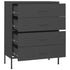 Lady Jillian - Chest of Drawers Anthracite 80x35x101,5 cm Steel