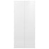 Swen Studio - Storage Cabinet High Gloss White 80x35.5x180 cm Chipboard
