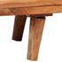 Swen Studio - Sideboard Solid Wood with Carved Doors 160x40x75 cm