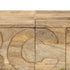 Rustika Rowe - Alphabet Cabinet with 6 Drawers 120x35x79 cm Solid Mango Wood