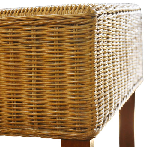 Swen Studio - Dining Chairs 6 pcs Brown Natural Rattan