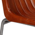 Swen Studio - Dining Chairs 6 pcs Brown Real Leather