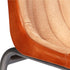 Swen Studio - Dining Chairs 6 pcs Brown and Beige Real Leather and Canvas