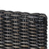 Swen Studio - Dining Chairs 6 pcs Black Kubu Rattan and Mango Wood