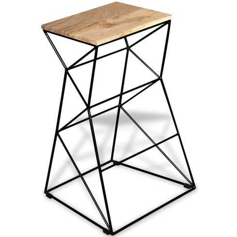 Swen Studio - Bar Stools 4 pcs Solid Mango Wood