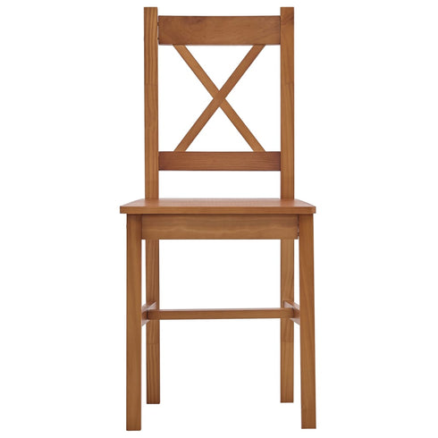 Maison Madeleine - 9 Piece Dining Set Pinewood Honey Brown