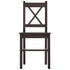 Maison Madeleine - 11 Piece Dining Set Pinewood Dark Brown