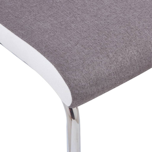 Swen Studio - Cantilever Dining Chairs 6 pcs Taupe Fabric